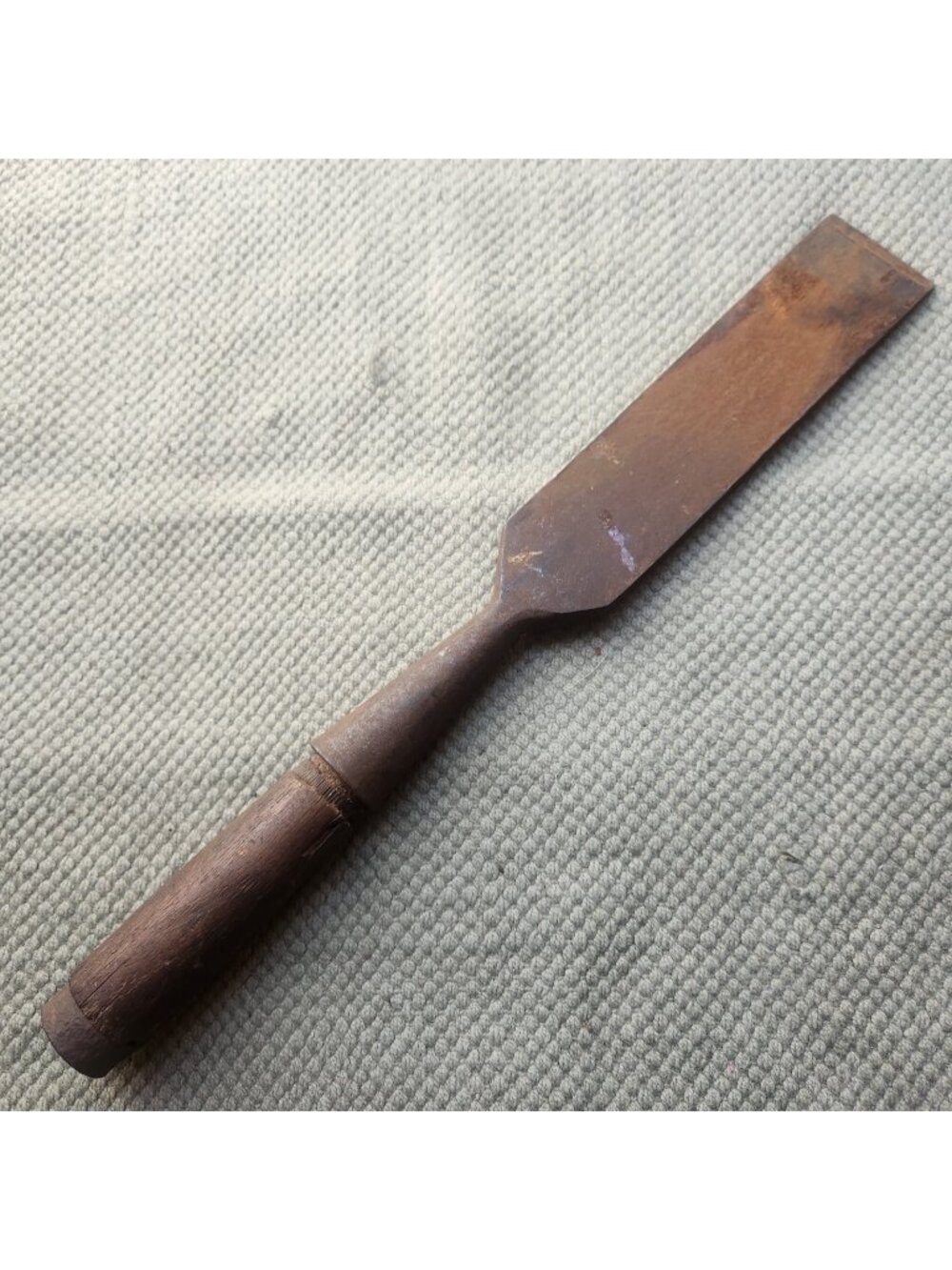 Antique 2" Wide Timber Frame Framing Chisel 16 1/4" long for parts restoration